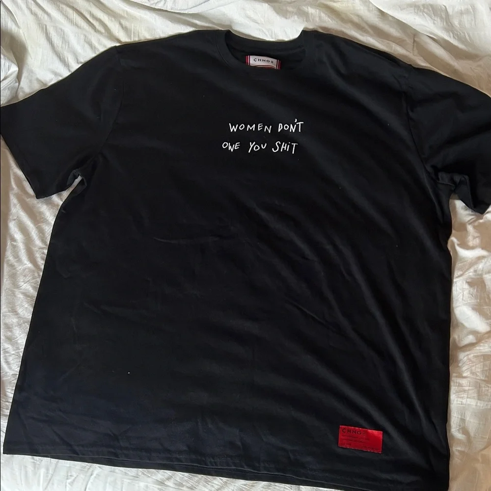 CHNGE Black Statement Tee- unworn - Picture 1 of 9